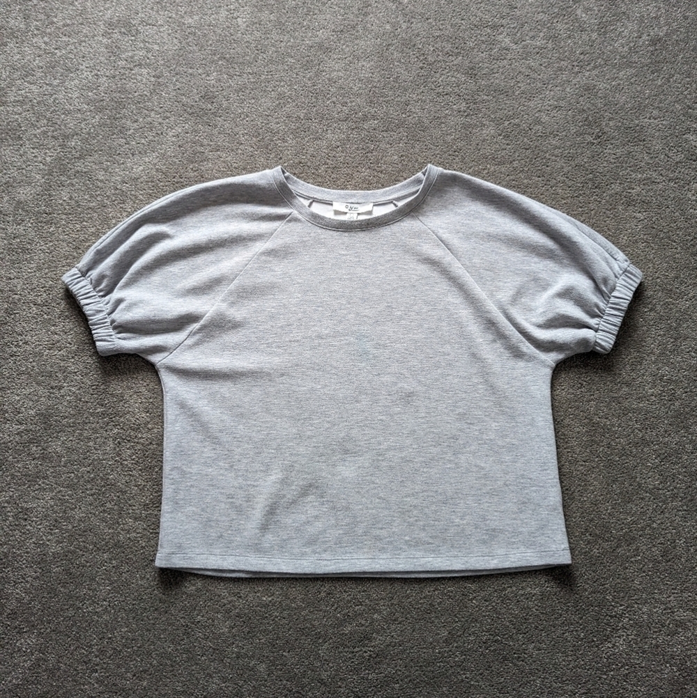 C by One gray shirt sleeve sweatshirt lounge wear women's Large